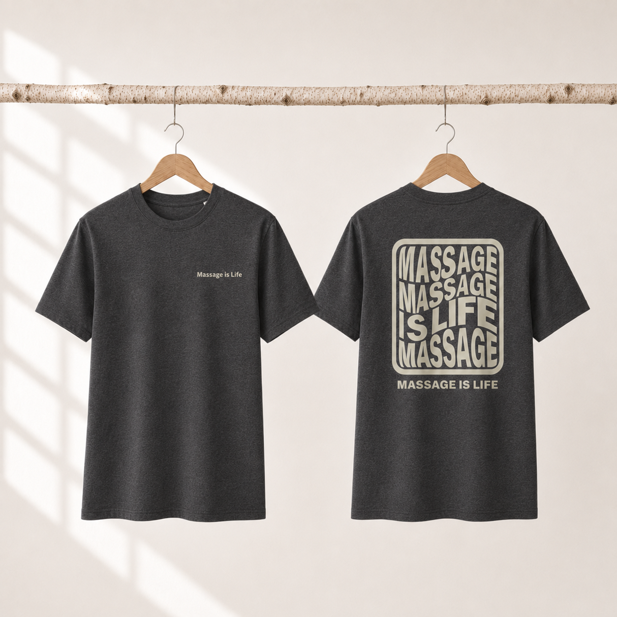 Typo Massage T-Shirt homme bio