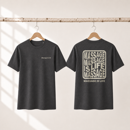 Typo Massage T-Shirt homme bio