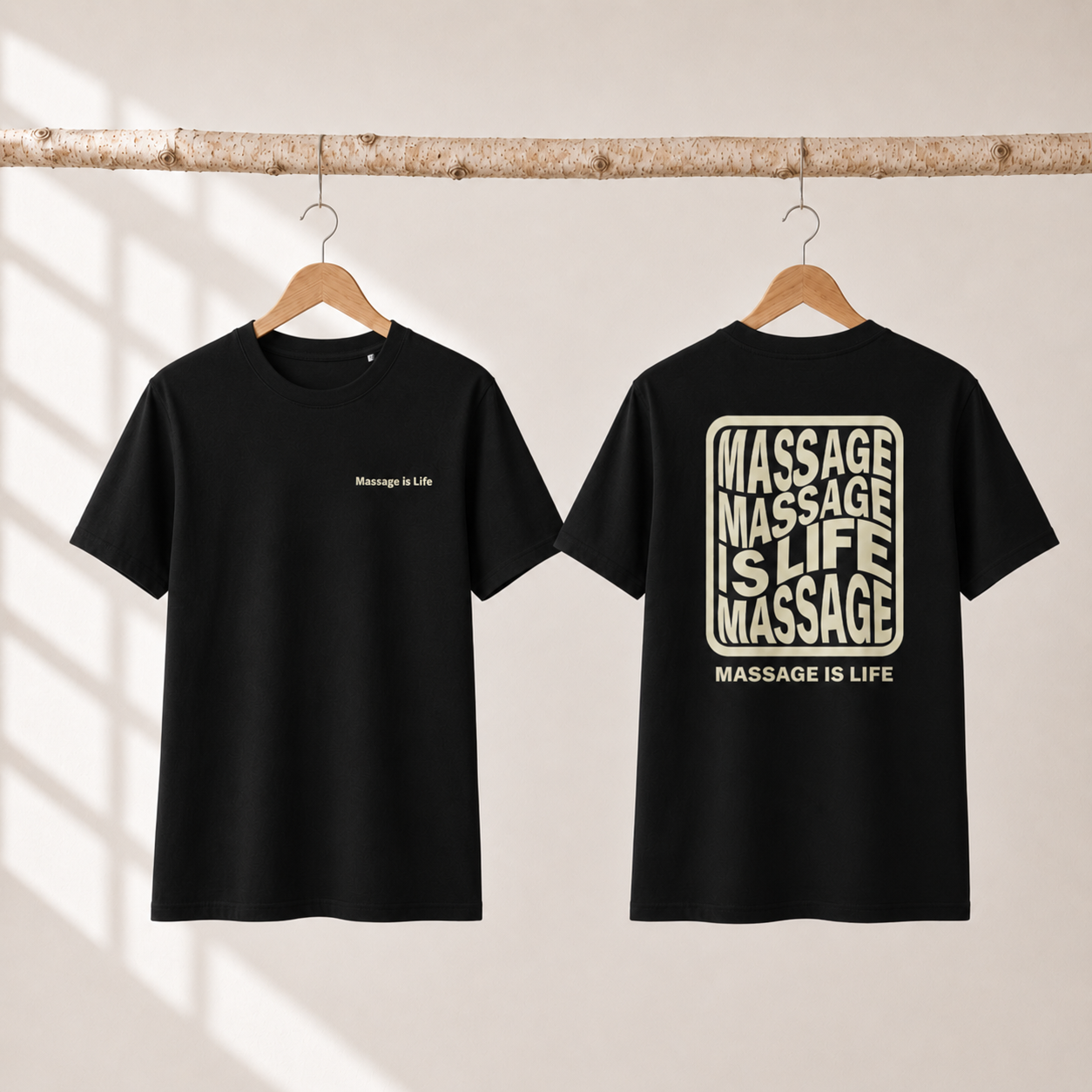 Typo Massage T-Shirt homme bio