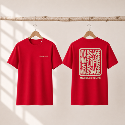 Typo Massage T-Shirt homme bio