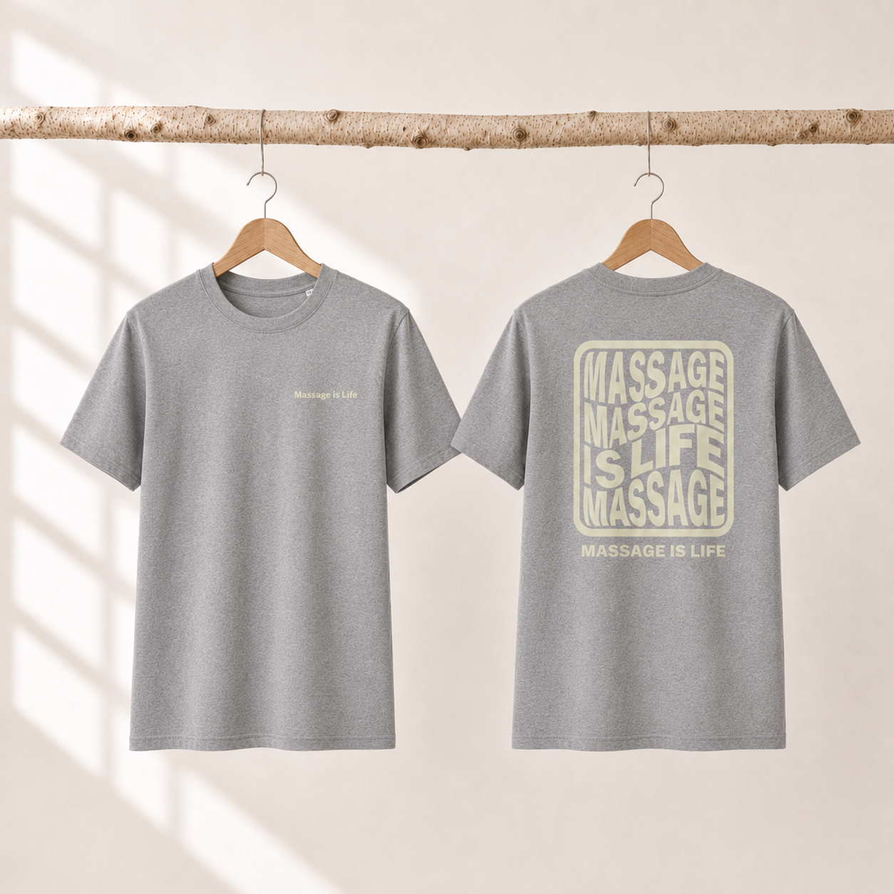 Typo Massage T-Shirt homme bio