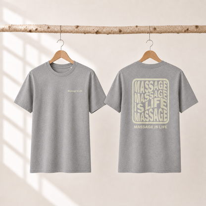 Typo Massage T-Shirt homme bio