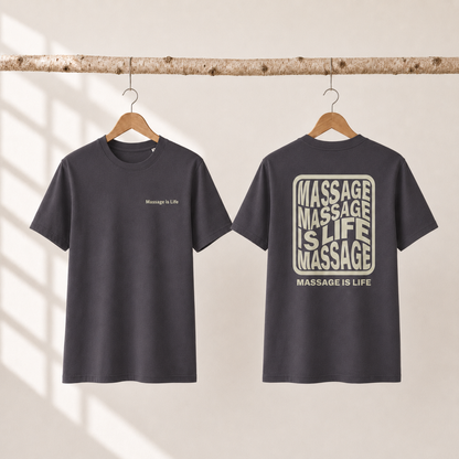Typo Massage T-Shirt homme bio