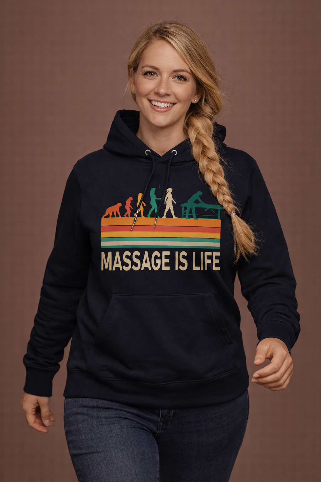 Sweat à capuche Color Evo bio