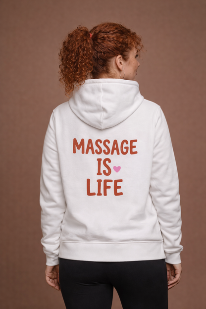 Sweat à capuche Typo Love bio